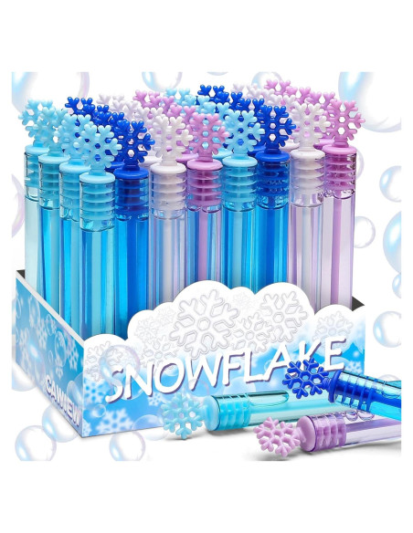 32 Varitas de Burbuja Copo de Nieve Cawiew 10,67 cm