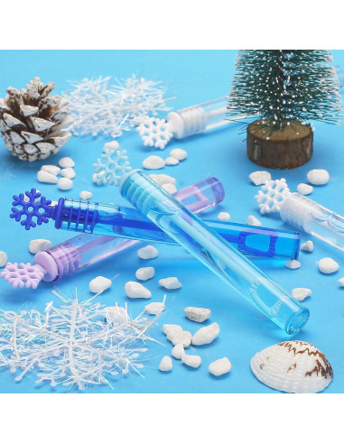 32 Varitas de Burbuja Copo de Nieve Cawiew 10,67 cm