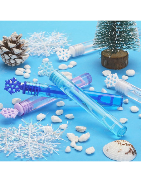 32 Varitas de Burbuja Copo de Nieve Cawiew 10,67 cm