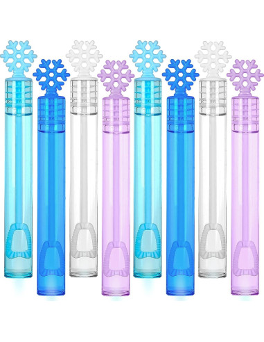 32 Varitas de Burbuja Copo de Nieve Cawiew 10,67 cm