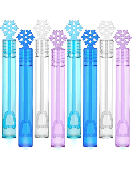 32 Varitas de Burbuja Copo de Nieve Cawiew 10,67 cm