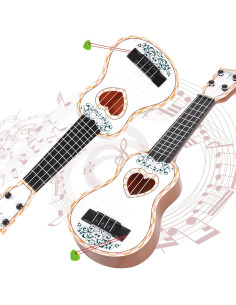 Ukulele Infantil Raimy 43 cm 4 Cuerdas Juguete Musical Blanco 2