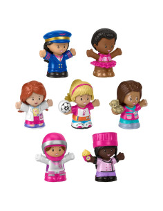 Figuras de Juego Fisher-Price Little People Barbie 7 Piezas