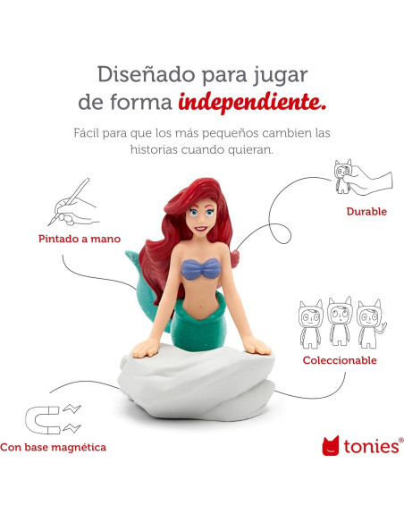 Figurita de Audio Tonies Ariel La Sirenita 28 min Español Figurita de Audio Tonies Ariel La Sirenita 28 min Español