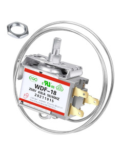 Termostato Universal de Mini Nevera Hoseup WDF-18 250V 3 Pines