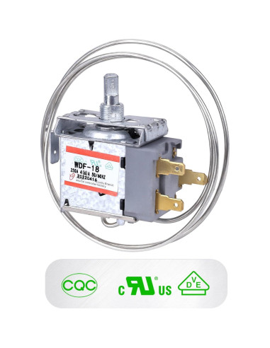 Termostato Universal de Mini Nevera Hoseup WDF-18 250V 3 Pines