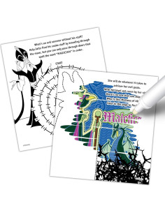 Libro para Colorear Disney Villanos Bendon 50490 con Marcador 2