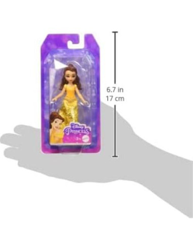 Muñeca Belle Articulada 9 cm Mattel Princesas Disney