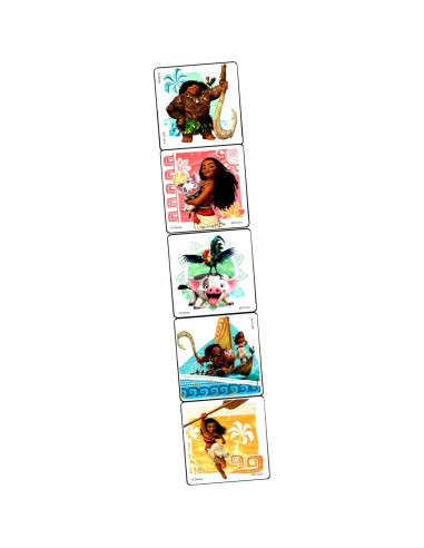 Libro para Colorear Disney Moana + Stickers y Colgador