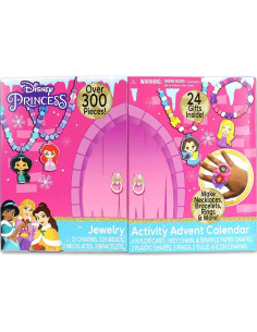 Calendario de Adviento DIY Joyería Princesas Disney 12 Piezas 2