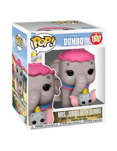 Figura Funko Pop Sra. Jumbo con Dumbo - Vinilo Coleccionable