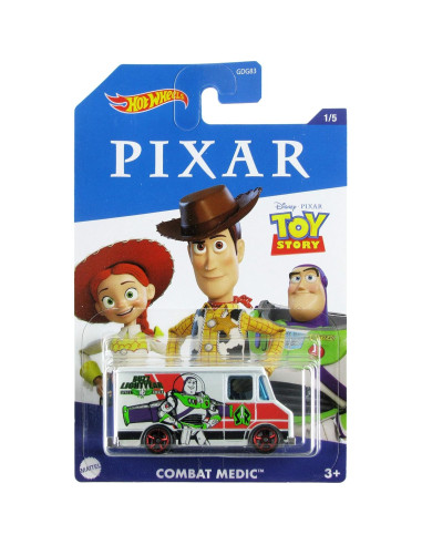 Hot Wheels Paquete 5 Disney Pixar Toy Story y más
