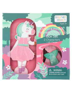 Muñecas Magnéticas para Vestir Stephen Joseph - Unicornio y Princesa
