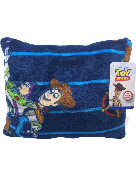 Set de viaje Jay Franco Toy Story 3 piezas manta almohada peluche Set de viaje Jay Franco Toy Story 3 piezas manta almohada peluche