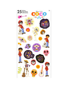 Stickers de Coco Disney para Niños - Paquete de 12 Hojas 2