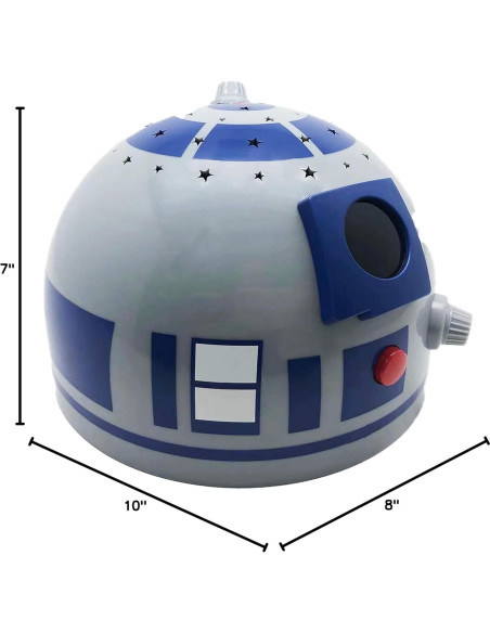 Luz Nocturna R2-D2 Pillow Pets 28 cm Proyector Estrellas Luz Nocturna R2-D2 Pillow Pets 28 cm Proyector Estrellas