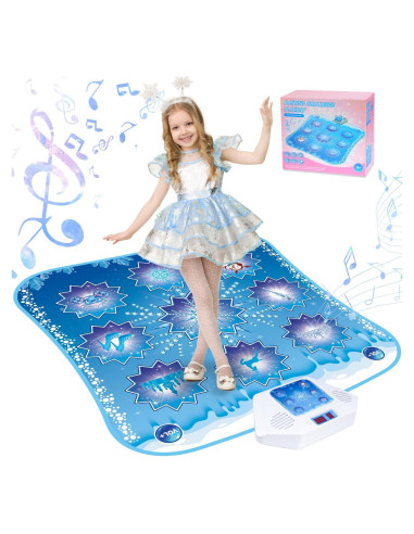 Alfombra de Baile Electrónica Frozen - 5 Modos, Luz LED, 0.65 kg