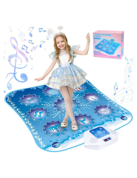 Alfombra de Baile Electrónica Frozen - 5 Modos, Luz LED, 0.65 kg