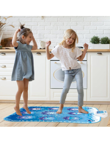 Alfombra de Baile Electrónica Frozen - 5 Modos, Luz LED, 0.65 kg