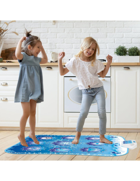 Alfombra de Baile Electrónica Frozen - 5 Modos, Luz LED, 0.65 kg
