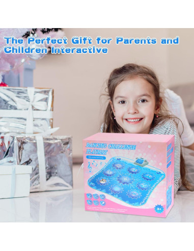 Alfombra de Baile Electrónica Frozen - 5 Modos, Luz LED, 0.65 kg