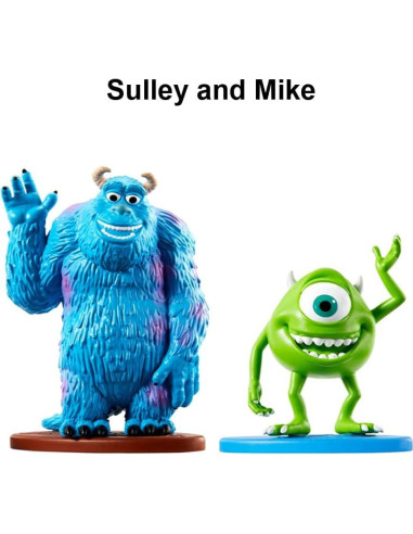 Juego de Figuras Monsters Inc Mattel - Mike y Sulley 5-6 cm