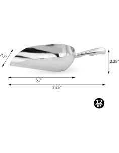 Cucharón de Aluminio Fundido New Star Foodservice 340g 2