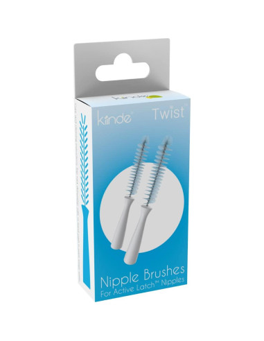 Conjunto de Cepillos de Limpieza Kiinde para Tetinas - 2 Piezas