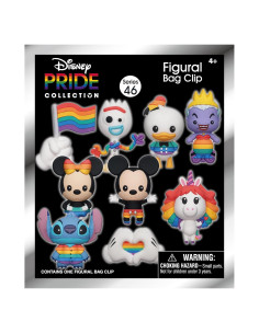 Clip de Bolsa 3D Disney Orgullo Arcoíris - Sorpresa
