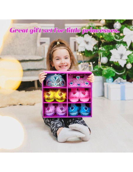 Conjunto de Zapatos de Princesa Kuaima con Accesorios para Niñas