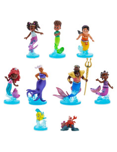 Conjunto de Figuras de La Sirenita Disney - Ariel y Amigos