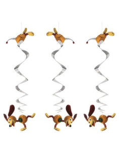 Decoraciones Colgantes Espiral Toy Story Slinky Dog 66 cm 3 Pcs
