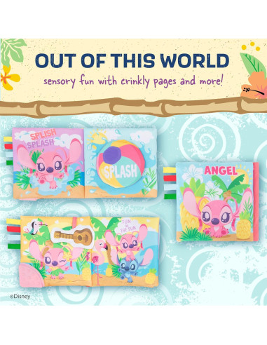 Libro Suave de Dentición Disney Lilo y Stitch Angel