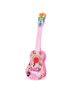 Guitarra Infantil Rosa Minnie Mouse - 54.6 cm con Cuerdas Reales