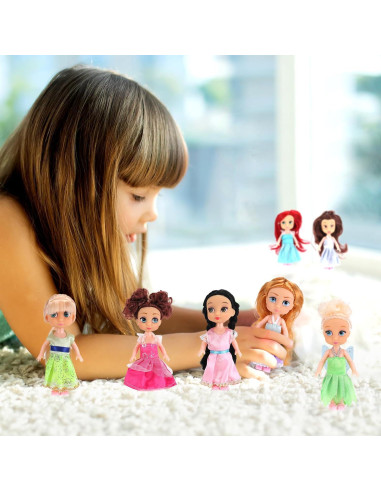 Set de 12 Muñecas Princesa Real 12,7 cm Liberty Imports