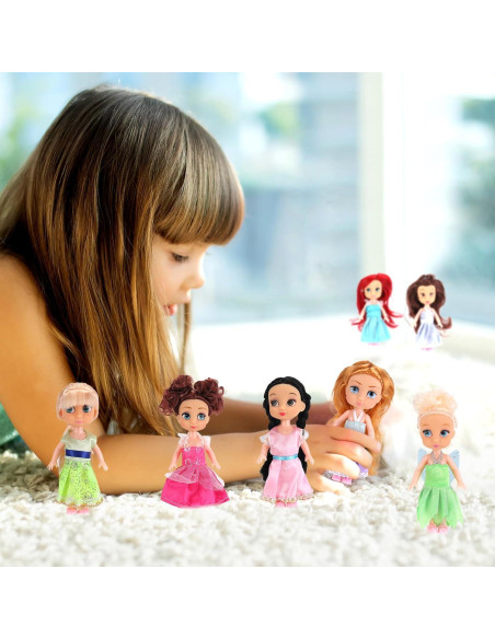 Set de 12 Muñecas Princesa Real 12,7 cm Liberty Imports