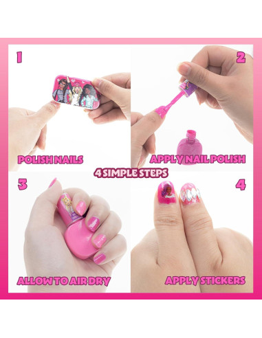 Conjunto de Vanity de Belleza Barbie con Espejo Iluminado