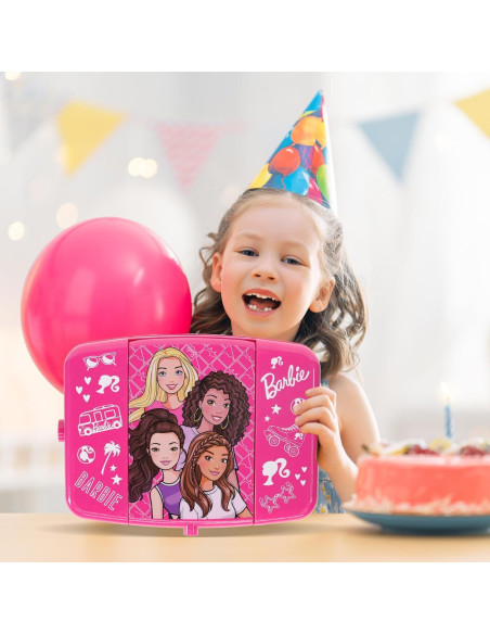 Conjunto de Vanity de Belleza Barbie con Espejo Iluminado