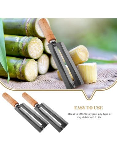 Peladores de Patatas BESTonZON 2 Piezas Acero Inoxidable