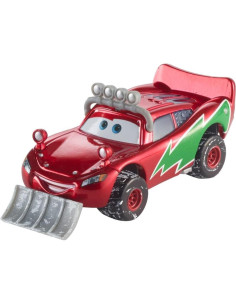 Vehículo Rayo McQueen Disney Pixar Cars 1:55 Edición Navideña 2021 2