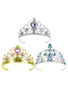 Tiara de Princesa BIBUTY para Niñas 3-6 Años - Joyería de Disfraz
