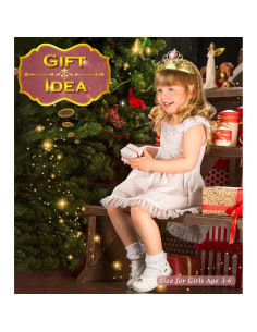 Tiara de Princesa BIBUTY para Niñas 3-6 Años - Joyería de Disfraz 2