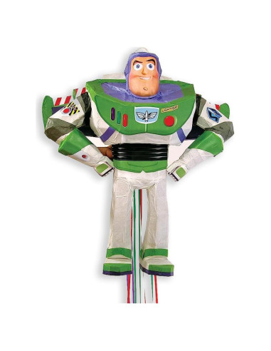 Piñata de Cuerda Disney Buzz Lightyear 3D - 48 cm x 43 cm