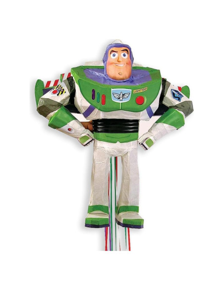 Piñata de Cuerda Disney Buzz Lightyear 3D - 48 cm x 43 cm