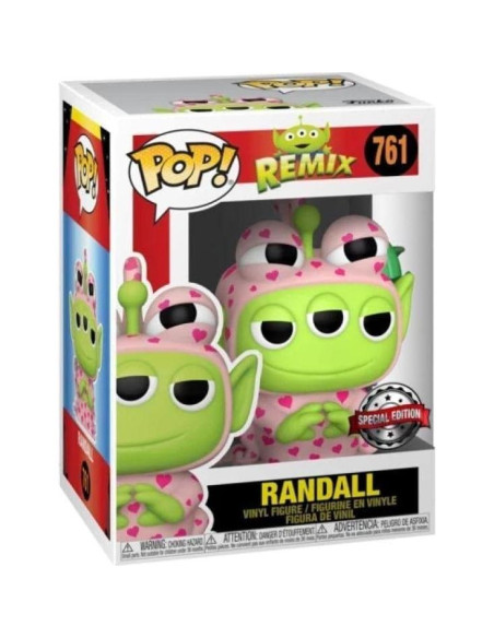 Figura de Vinilo Pop! Funko Pixar Alien Remix Randall Rosa Figura de Vinilo Pop! Funko Pixar Alien Remix Randall Rosa