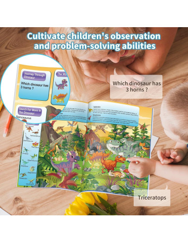 Paquete de 4 Libros de Actividades Buscar y Encontrar Elfew