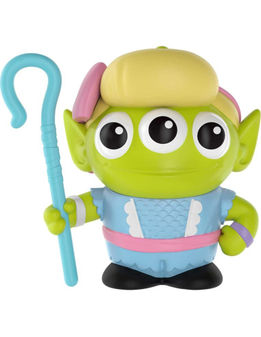 Figuras Mashup Pixar Alien Remix Mattel - Bo Peep, Edna Mode y EVE