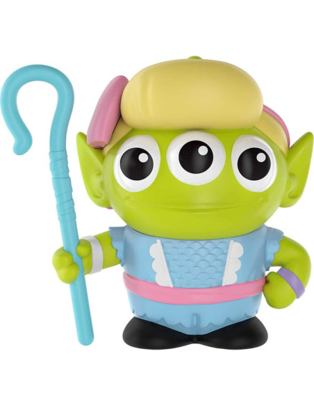 Figuras Mashup Pixar Alien Remix Mattel - Bo Peep, Edna Mode y EVE