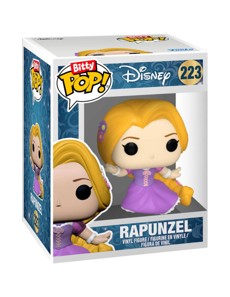 Figuras Mini Bitty Pop Disney - Rapunzel, Merida, Moana + Sorpresa