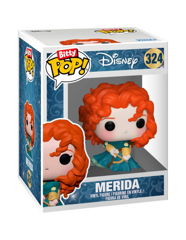 Figuras Mini Bitty Pop Disney - Rapunzel, Merida, Moana + Sorpresa